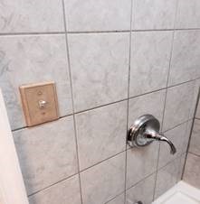 Electrical switch in the shower!