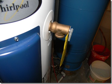 Maryland Home Inspection of Hot Water Tank