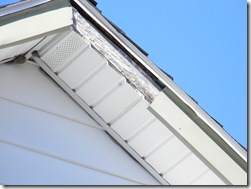 Inspection found missing roof edge trim that can allow costly damage.
