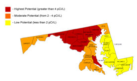 Radon in Maryland